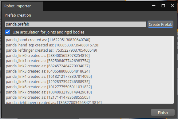 Robot Importer
